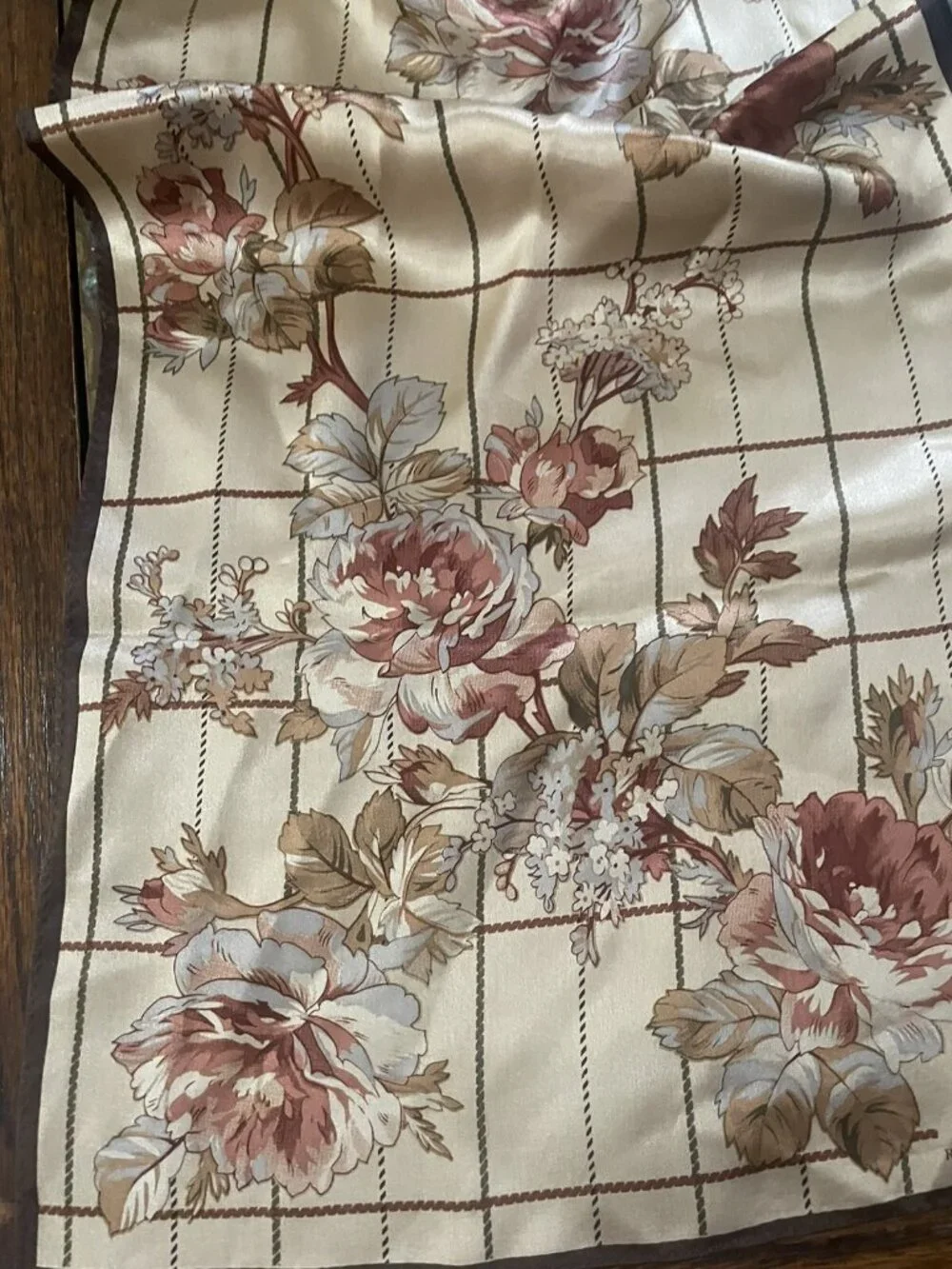 RALPH LAUREN Scarf-Floral Luxurious 100% Silk Scarf 11